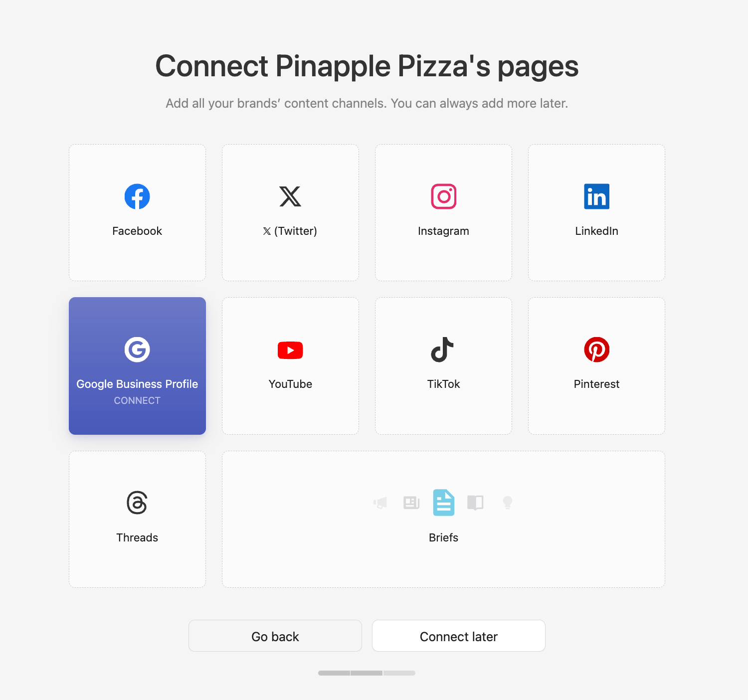 Connecting Google Business Profile pages to Planable workspace 